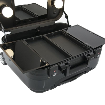 ActivShop KUFER GLAMOUR 9301 CZARNY ( PRZENOŚNE STANOWISKO)